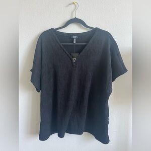 Jones New York Black Textured 2-piece Set